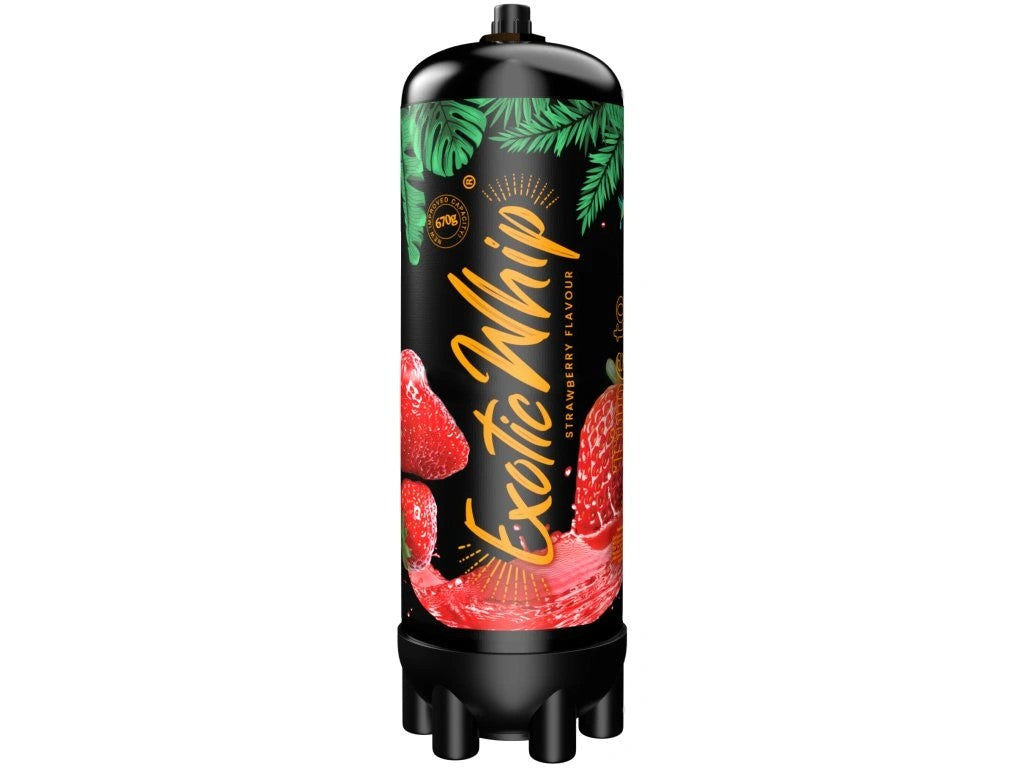 Cargadores de crema batida exótica 670 g - fresa