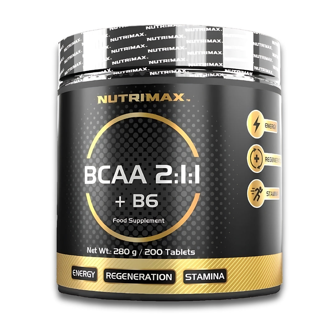 NutriMax BCAA 2:1:1 + B6 200 comprimidos