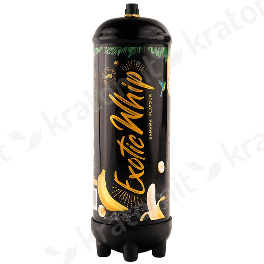 Cargadores de crema batida exótica 670 g - plátano