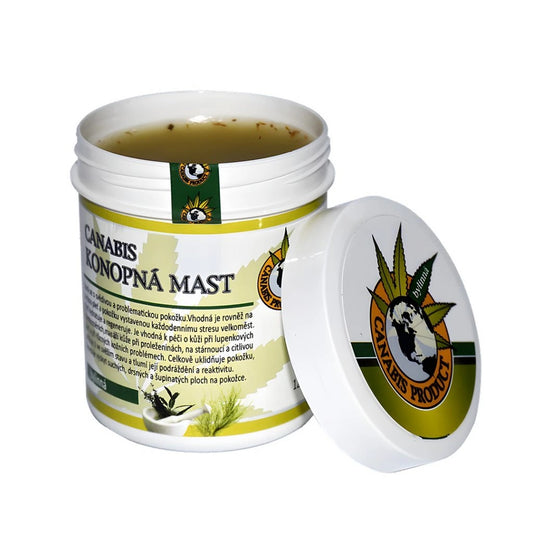 Pomada de cannabis con hierbas naturales