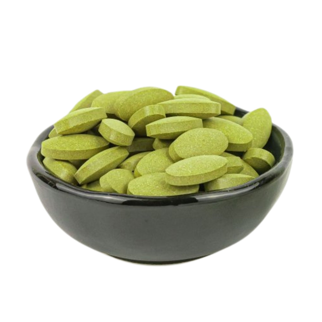 Comprimidos de extracto de kratom verde