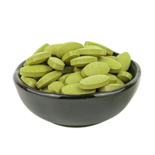 Comprimidos de extracto de kratom verde