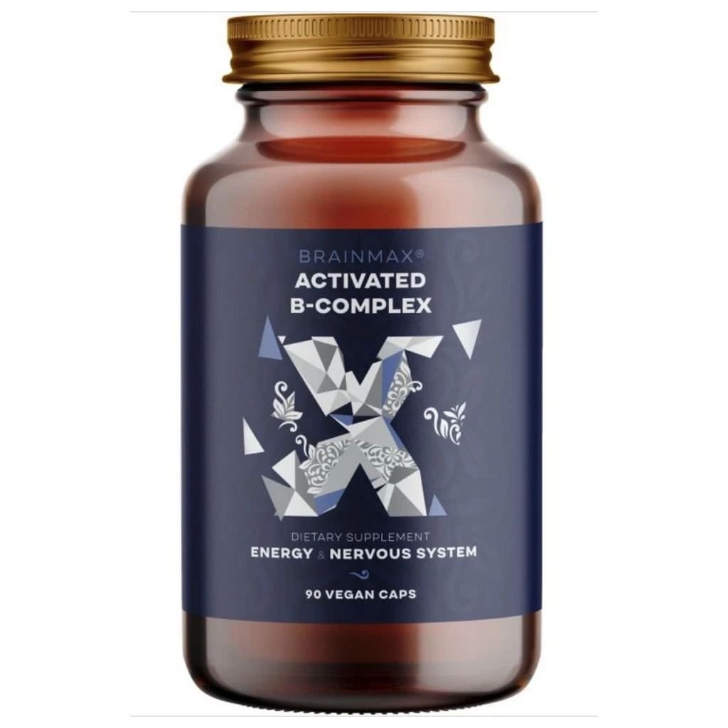 BrainMax Activated B‑Complex, 90 cápsulas