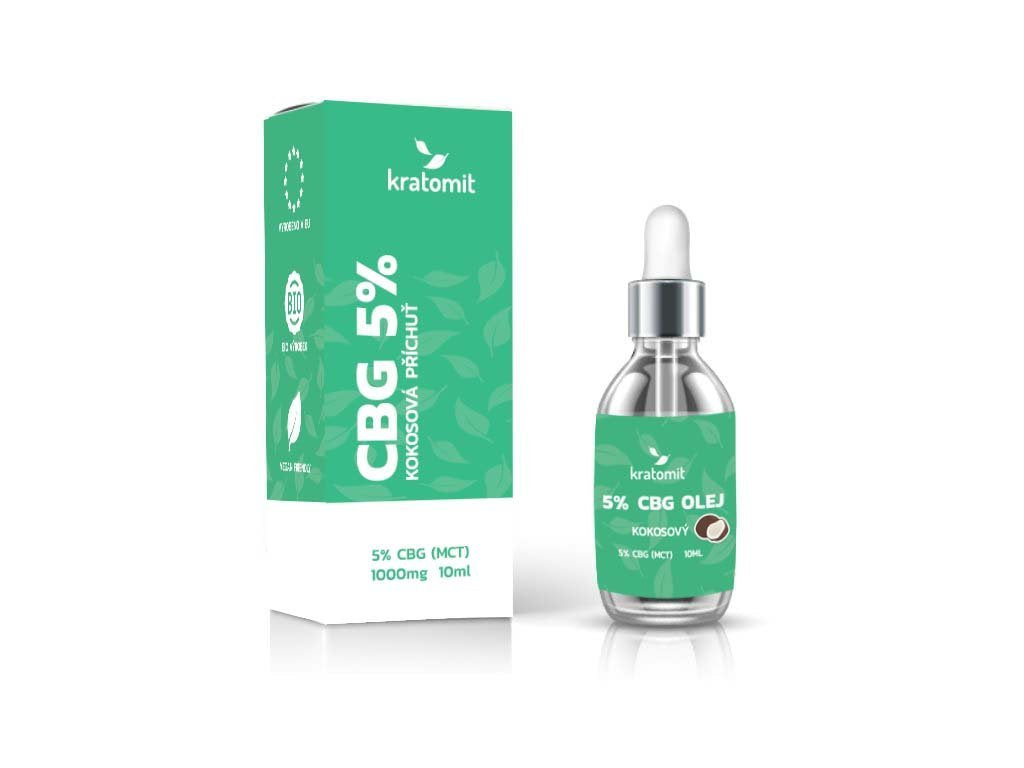 CBG 5 % MCT, aceite de coco