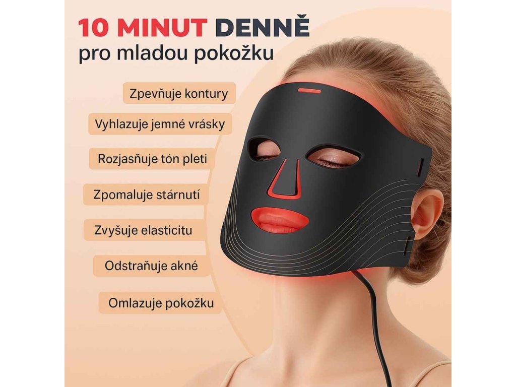 Mascarilla de silicona LED