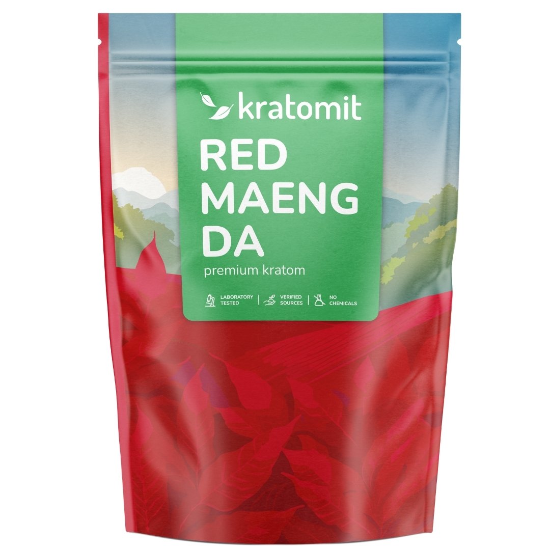 Polvo de Kratom Maeng Da rojo