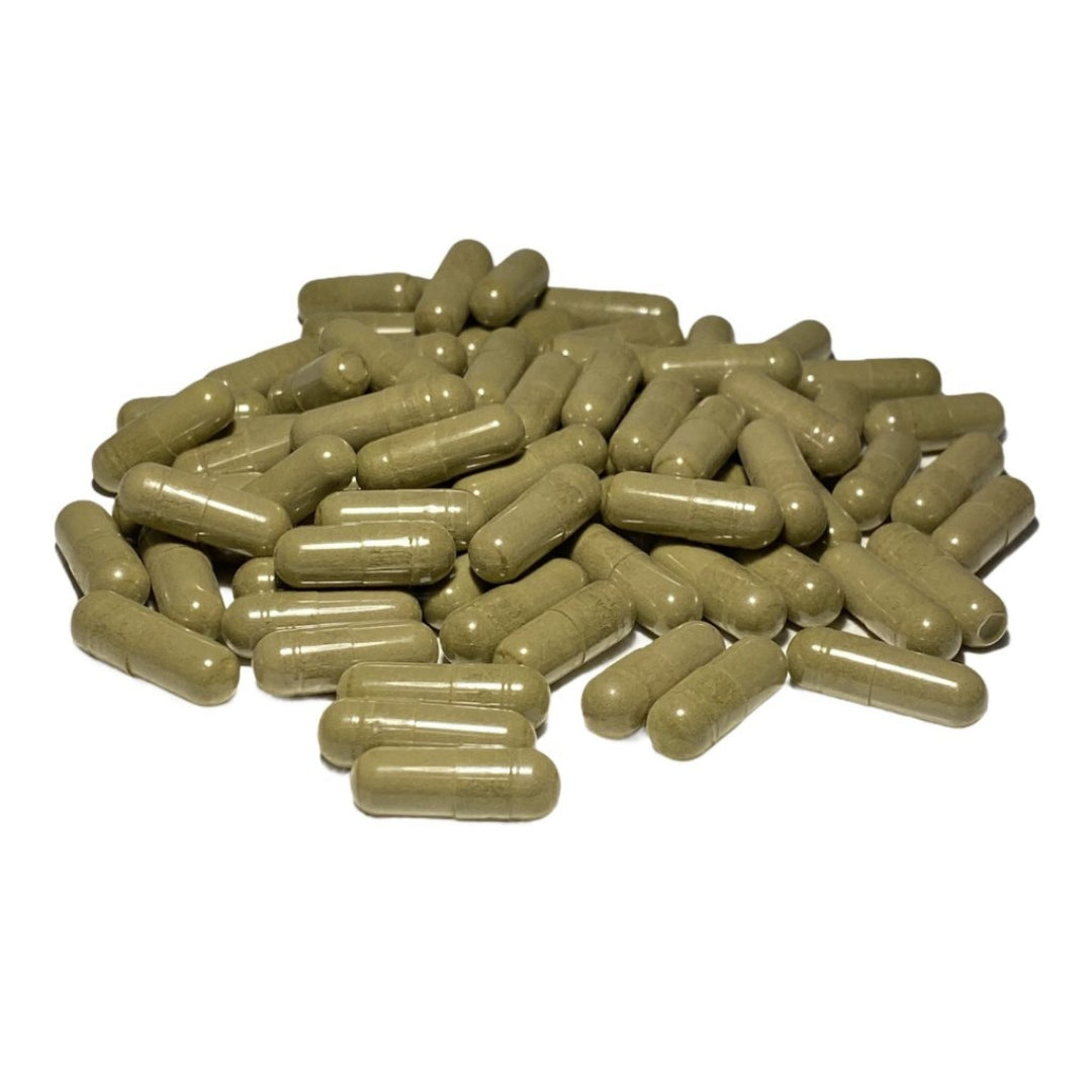 Cápsulas de kratom verde Maeng-da
