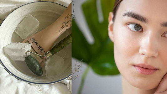 ¿Para qué se utiliza un rodillo facial de hielo? Para una piel más brillante y saludable.