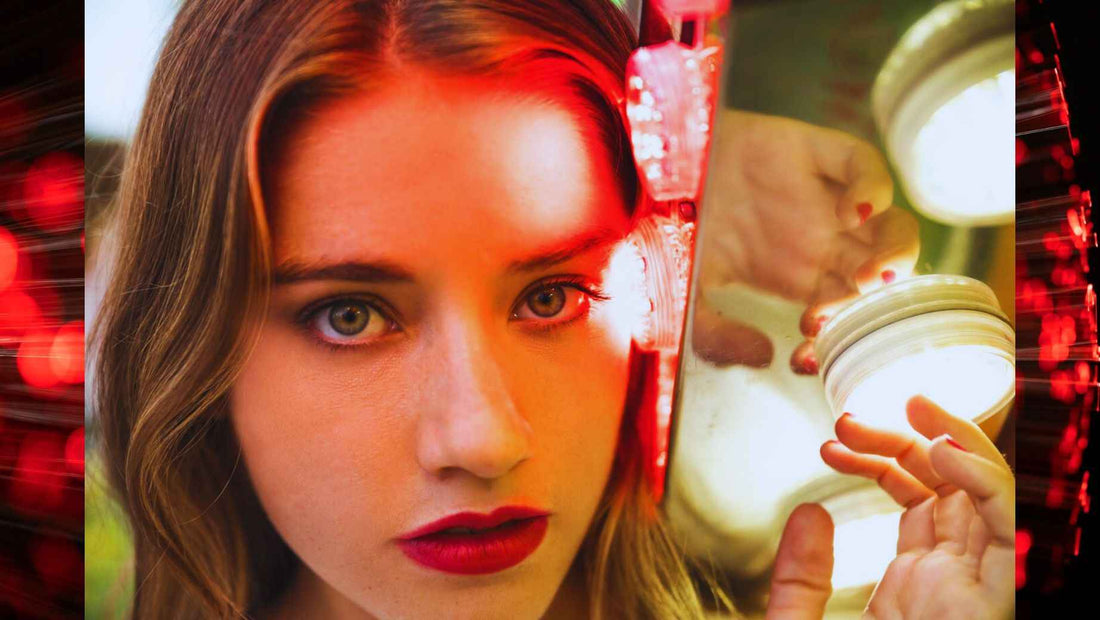 ¿Cuáles son los efectos de la luz roja sobre la piel?