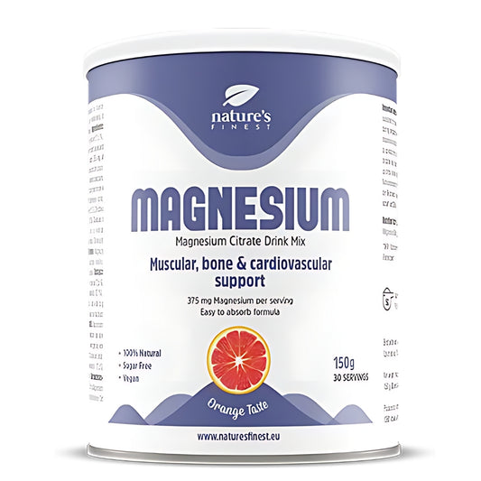 Magnesio (Magnesio) con sabor a naranja