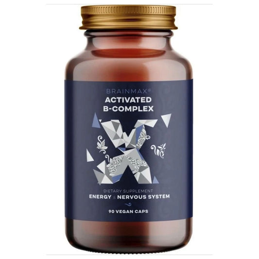 BrainMax Activated B‑Complex, 90 cápsulas