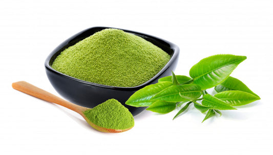 polvo de té verde