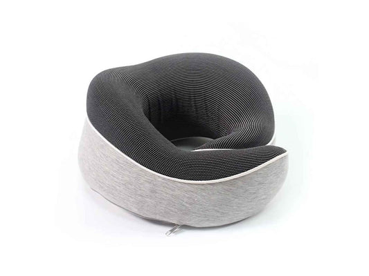 Almohada cervical de viaje de espuma viscoelástica en forma de U