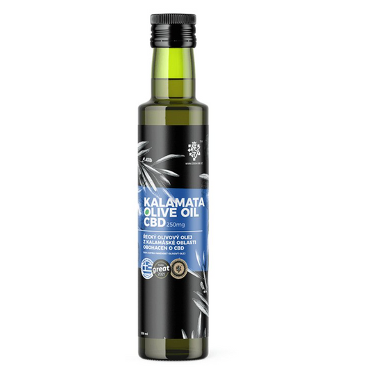 Aceite de oliva virgen extra con CBD