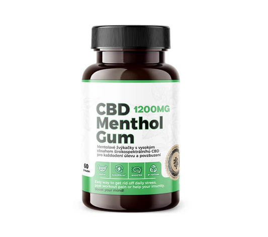 Chicle de CBD 1200 mg - 60 uds