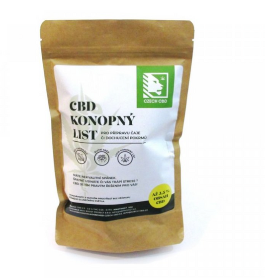 Hoja de cáñamo con CBD - 50 g