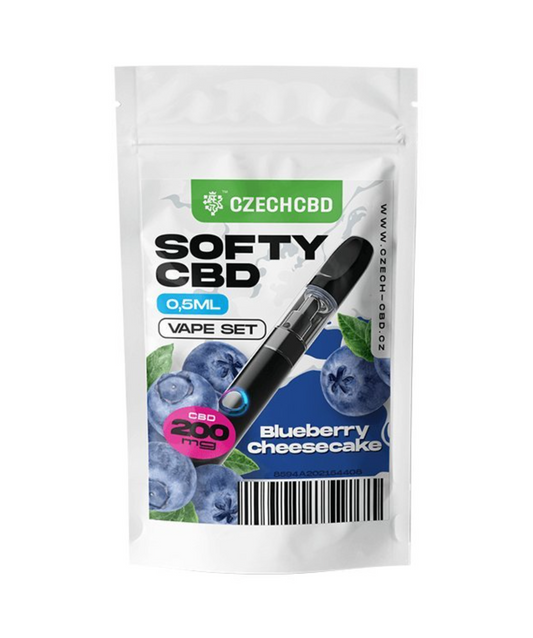 Vaporizador de CBD Softy con sabor a tarta de queso y arándanos
