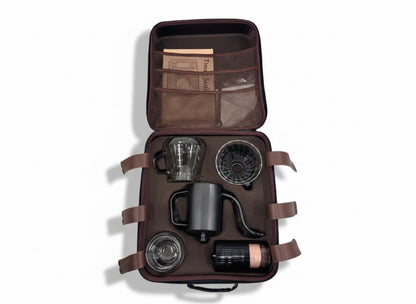 Set de café de viaje premium