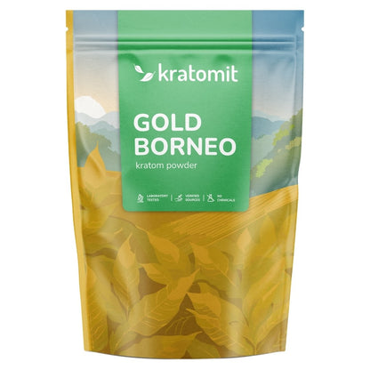 Polvo de kratom dorado de Borneo