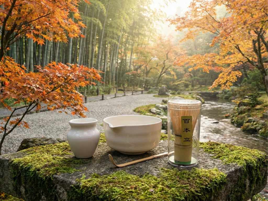 Set para preparar matcha