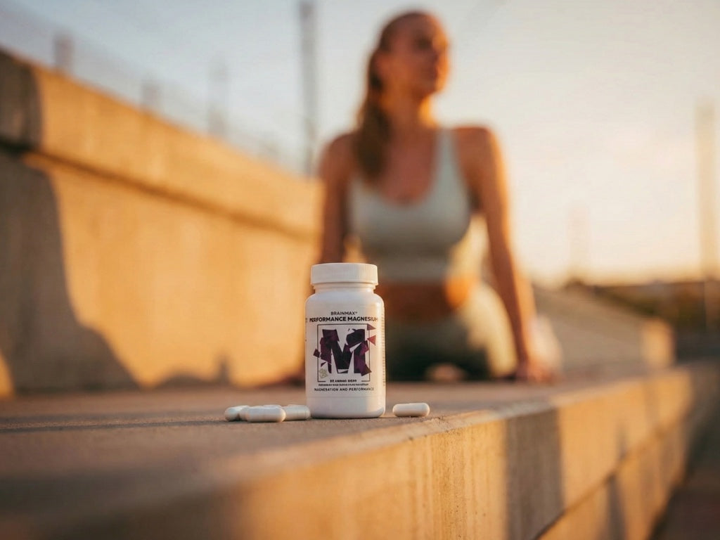 BrainMax Performance Magnesio 1000 mg (Magnesio + Vitamina B6) 100 cápsulas
