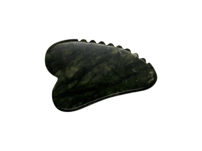 Piedra de masaje Gua Sha de jade