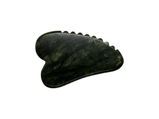 Piedra de masaje Gua Sha de jade